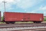 BN 950585, MofW boxcar, ex GN 60-ft Express Box car at Rices Point Yard